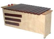 Suzuki Orff Xylophone Bass, Diatonic 13 Note C3 to A4, Includes 1 Bb, 2 F#, 2 Pairs of Mallets